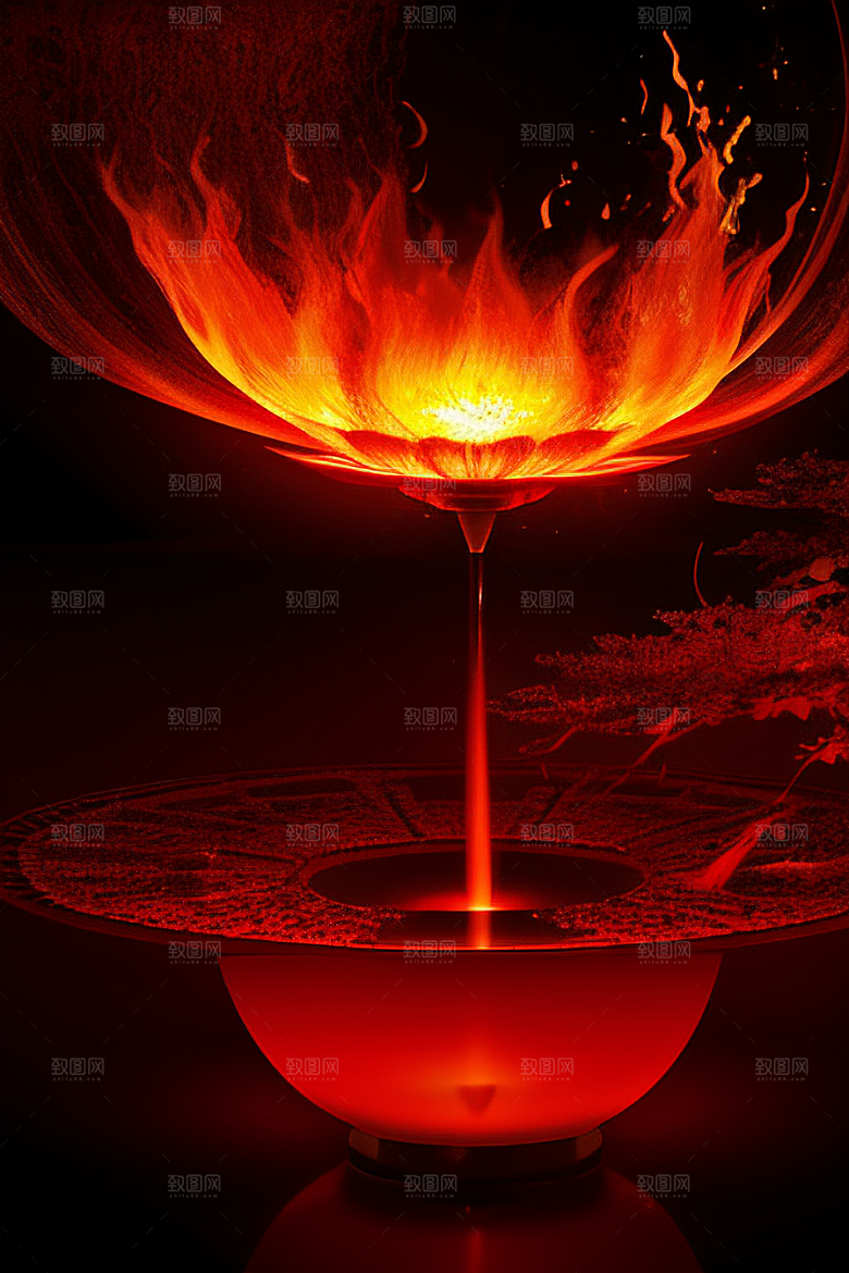 红莲光芒迷幻之焰