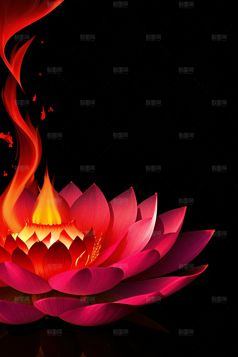 红莲光芒迷幻之焰