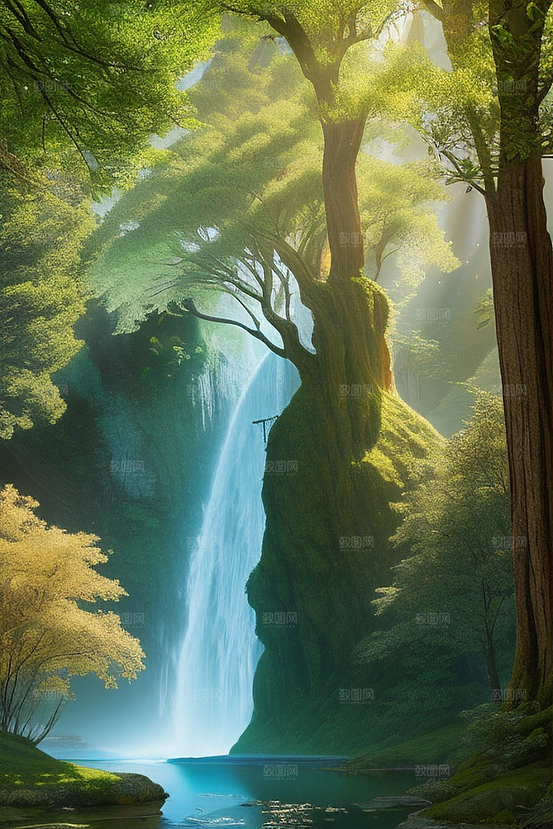生命之树的绚丽色彩