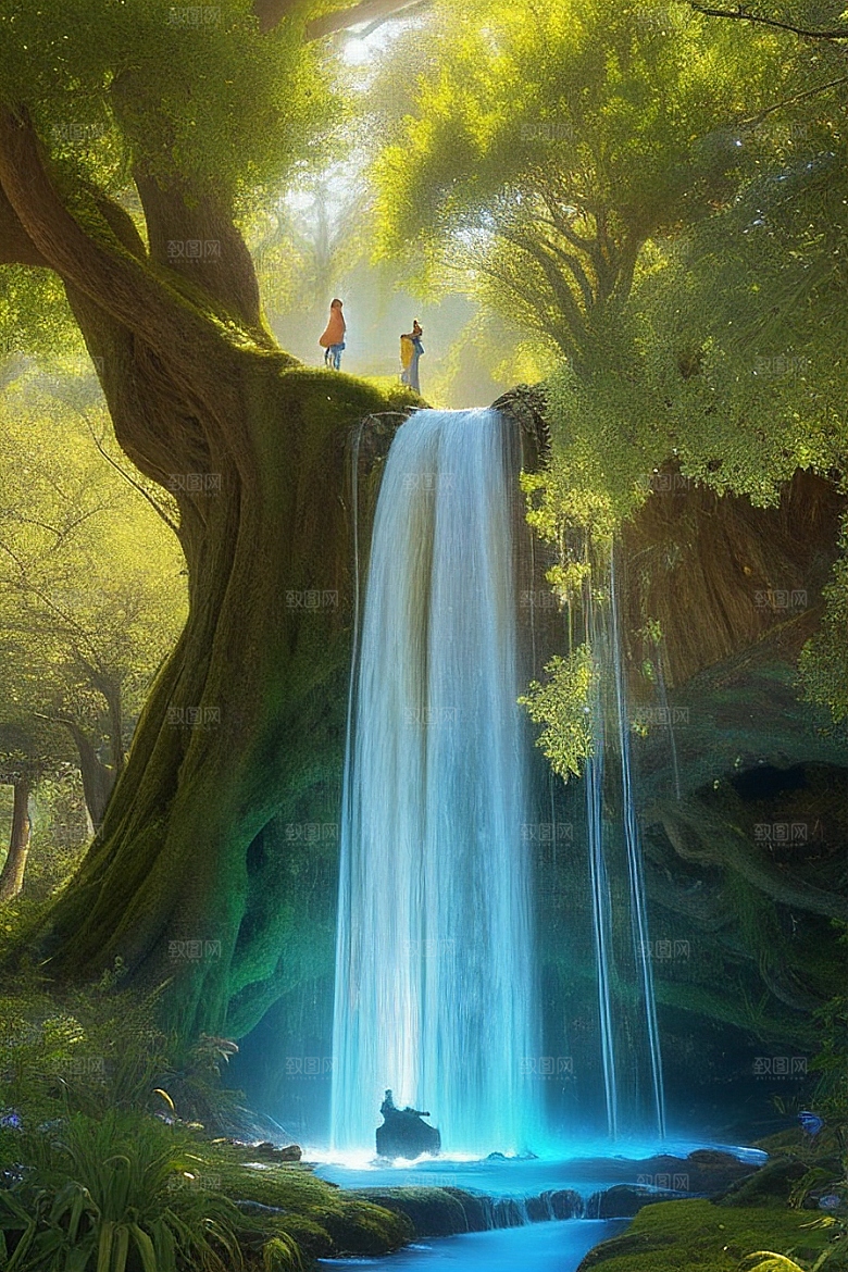 生命之树的绚丽色彩