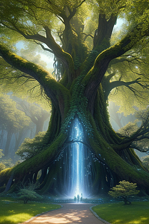 生命之树的神秘仙境
