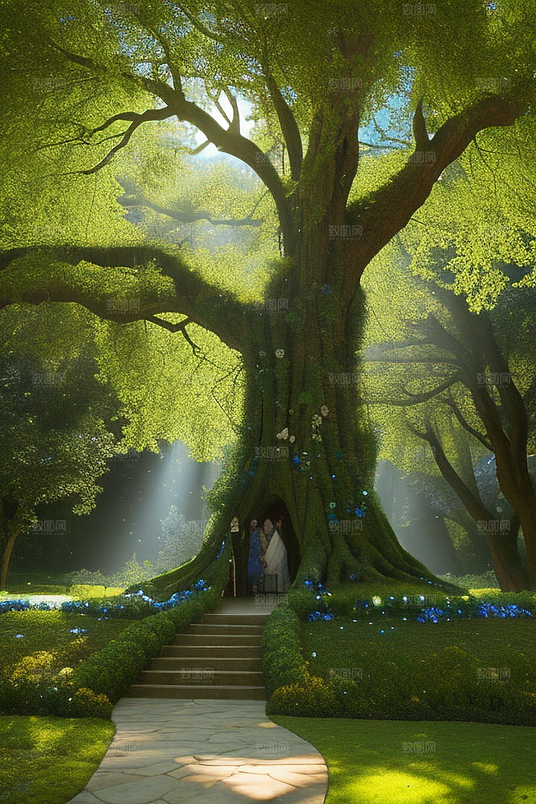 奇幻生命之树的视觉交响乐