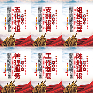 五化建设党建海报系列