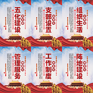 五化建设党建海报系列