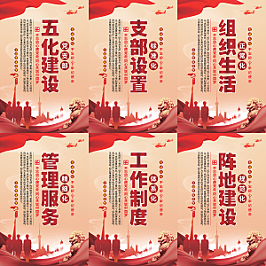 五化建设党建海报系列