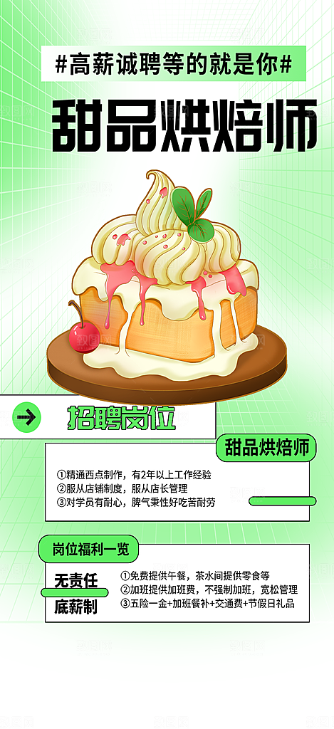 美食促销活动周年庆海报
