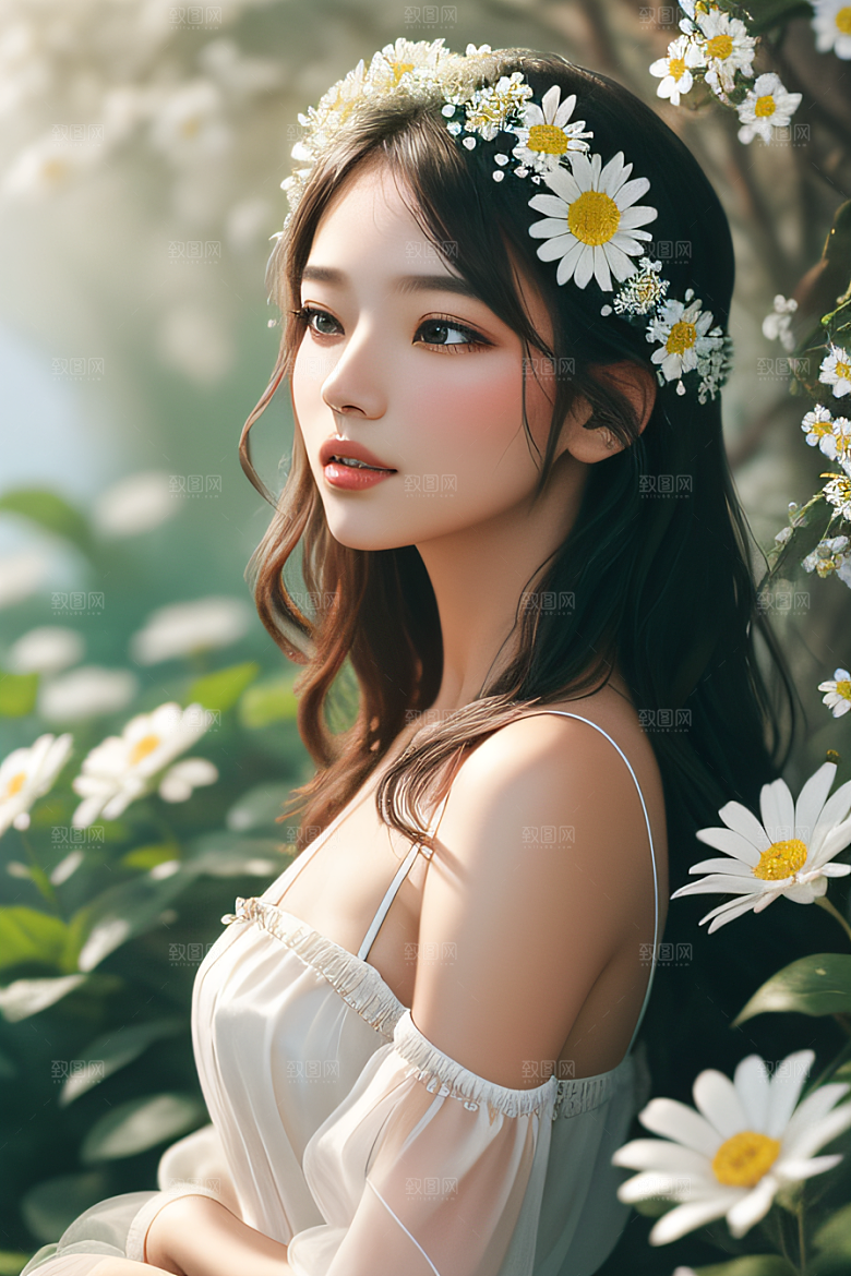 神秘红花深海水底花瓣与心露相映