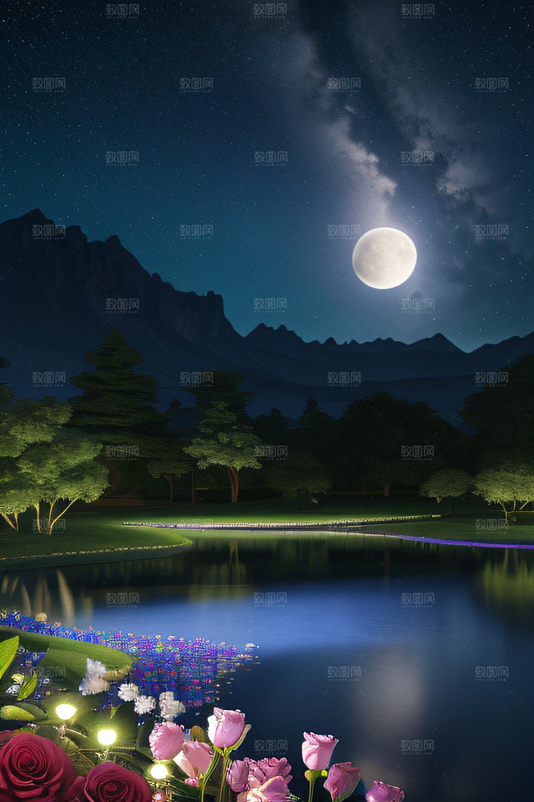 月光之池红移渲染的CGI天空奇观