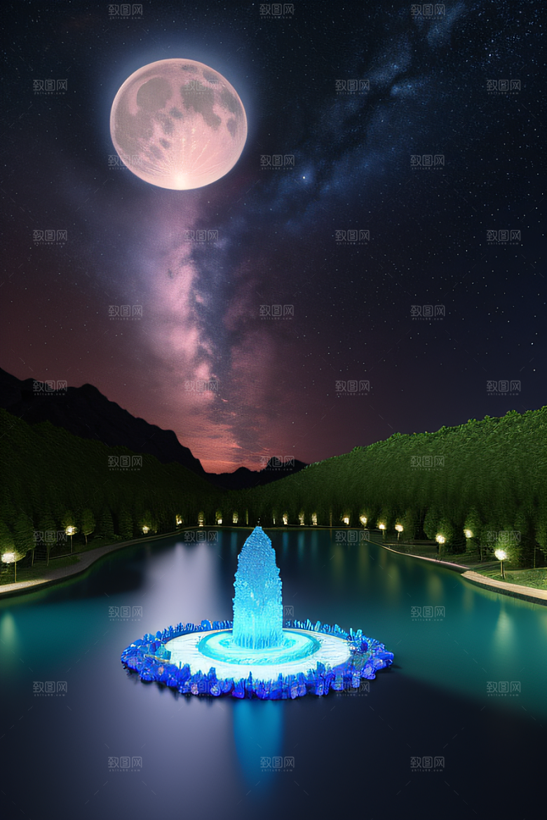 梦幻宫殿蓝宝石与红宝石的奇幻交融