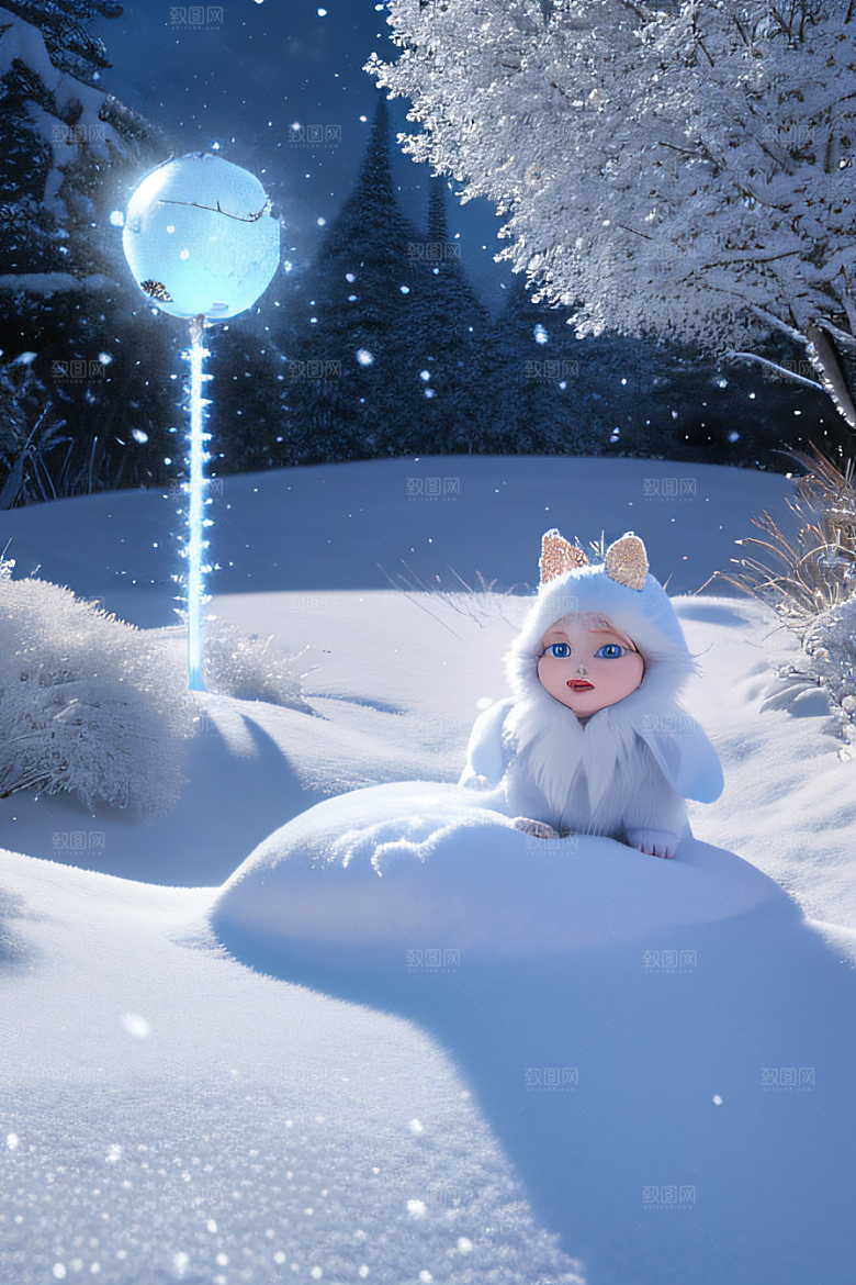 可爱宝贝猫咪变身雪后女王皮克斯之美