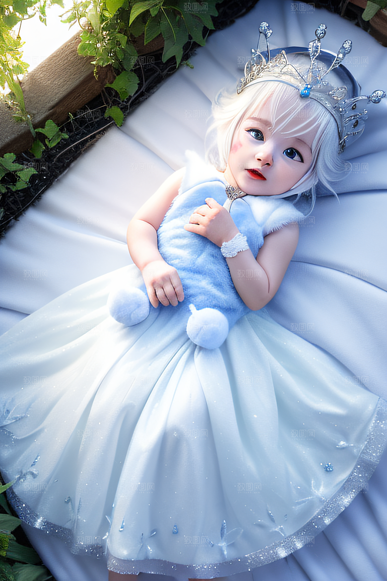 小猫咪化身皮克斯风格雪后女王可爱如画