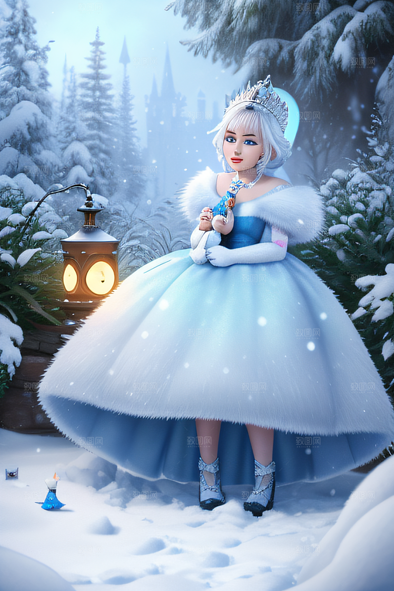 可爱宝贝猫咪变身雪后女王皮克斯之美