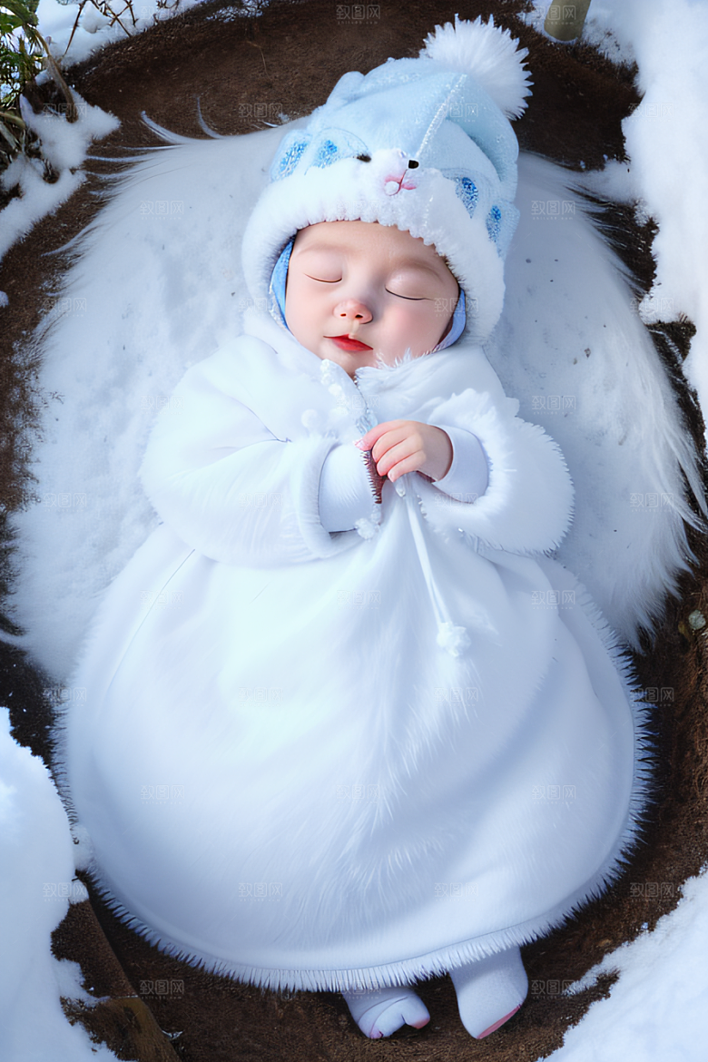 可爱宝贝猫咪变身雪后女王皮克斯风