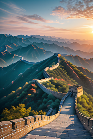 长城壮丽景观迷人