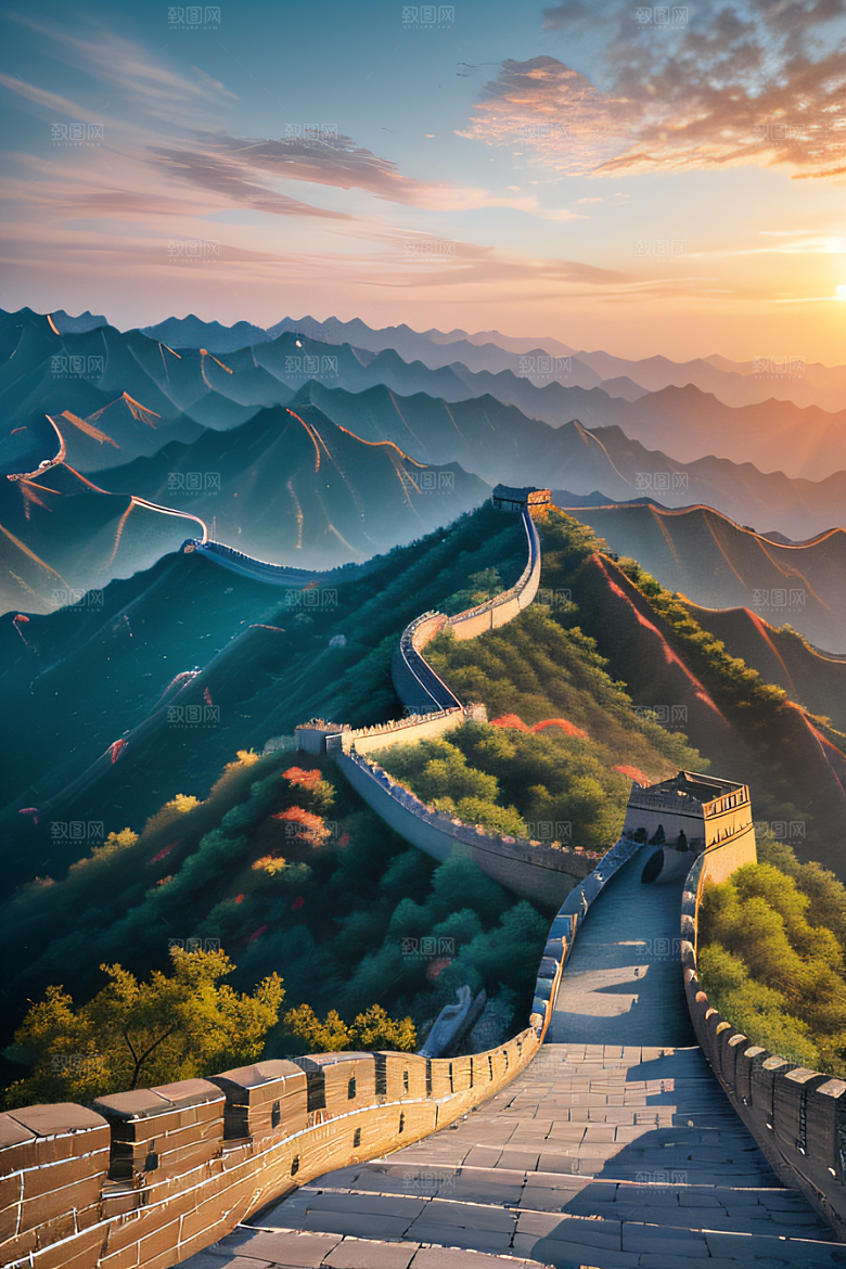 长城壮丽景观迷人