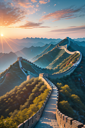 长城壮丽景观迷人