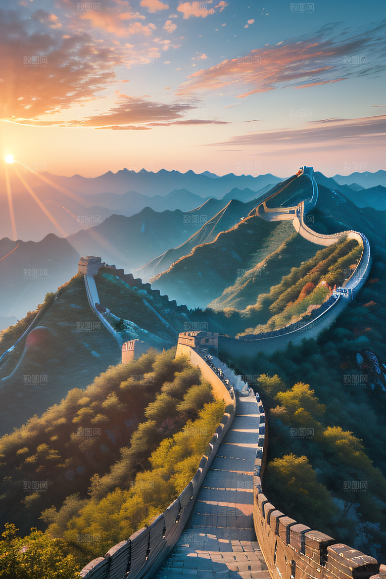 长城壮丽景观迷人