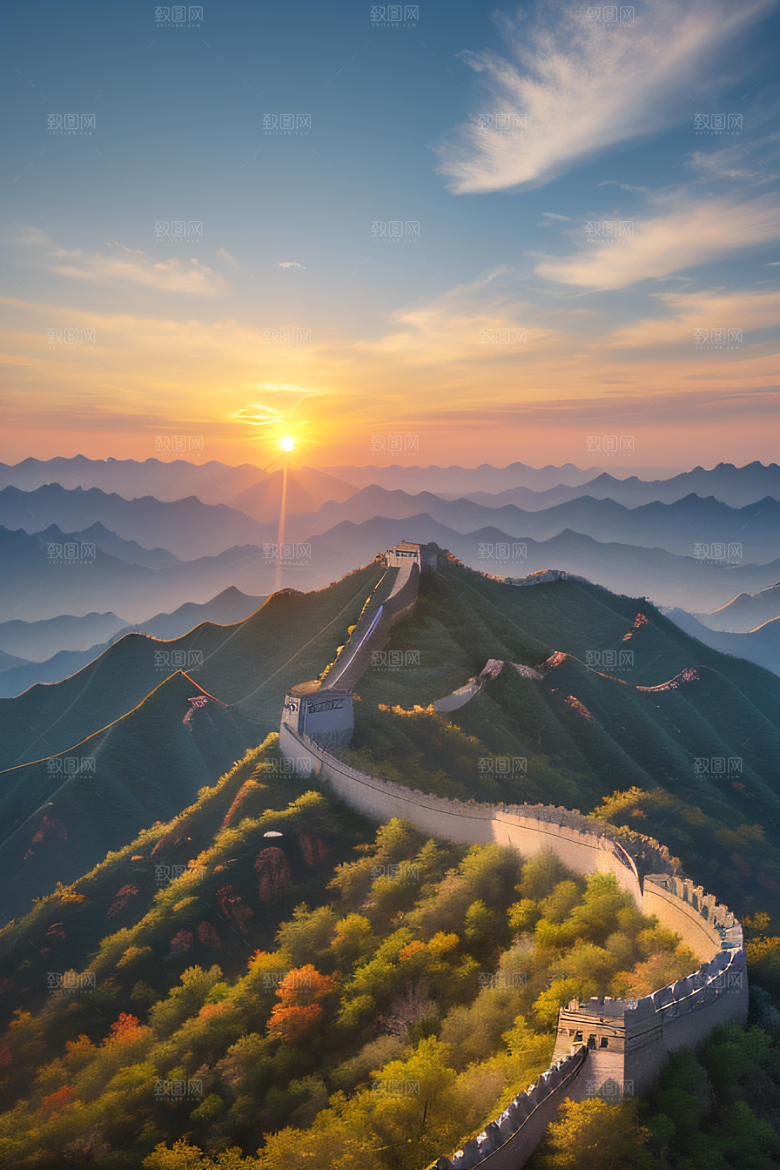 长城壮丽景观迷人
