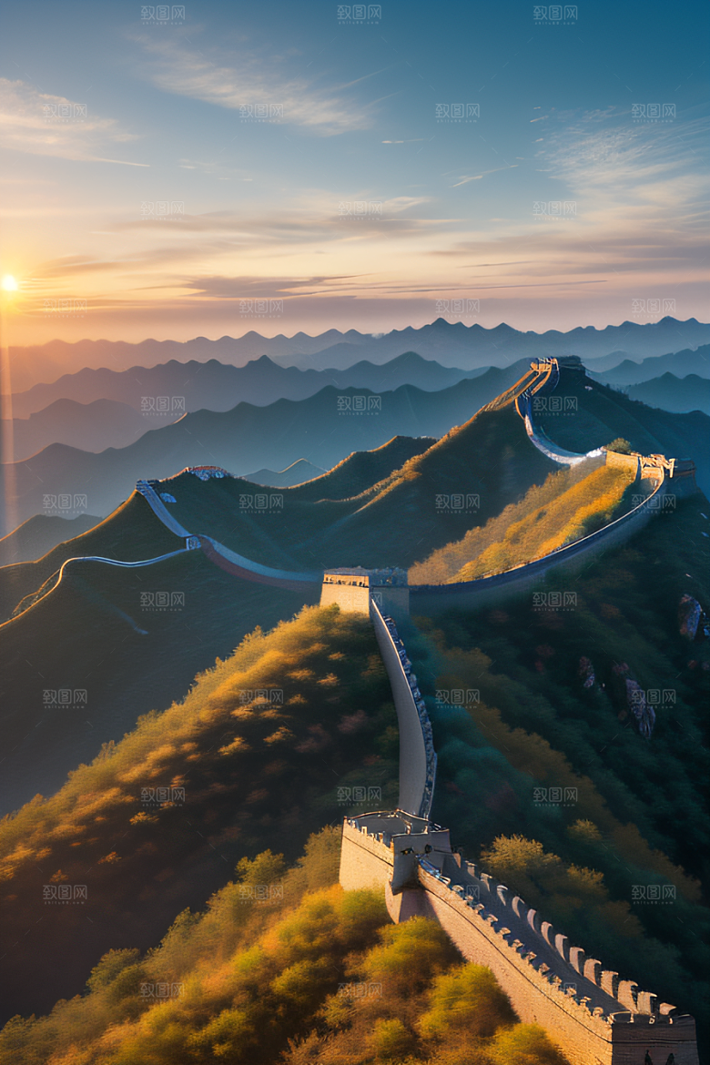 长城壮丽景观迷人