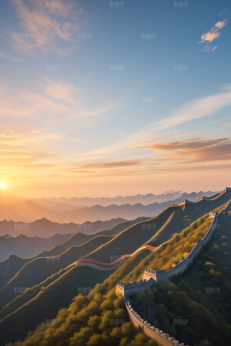长城壮丽景观迷人