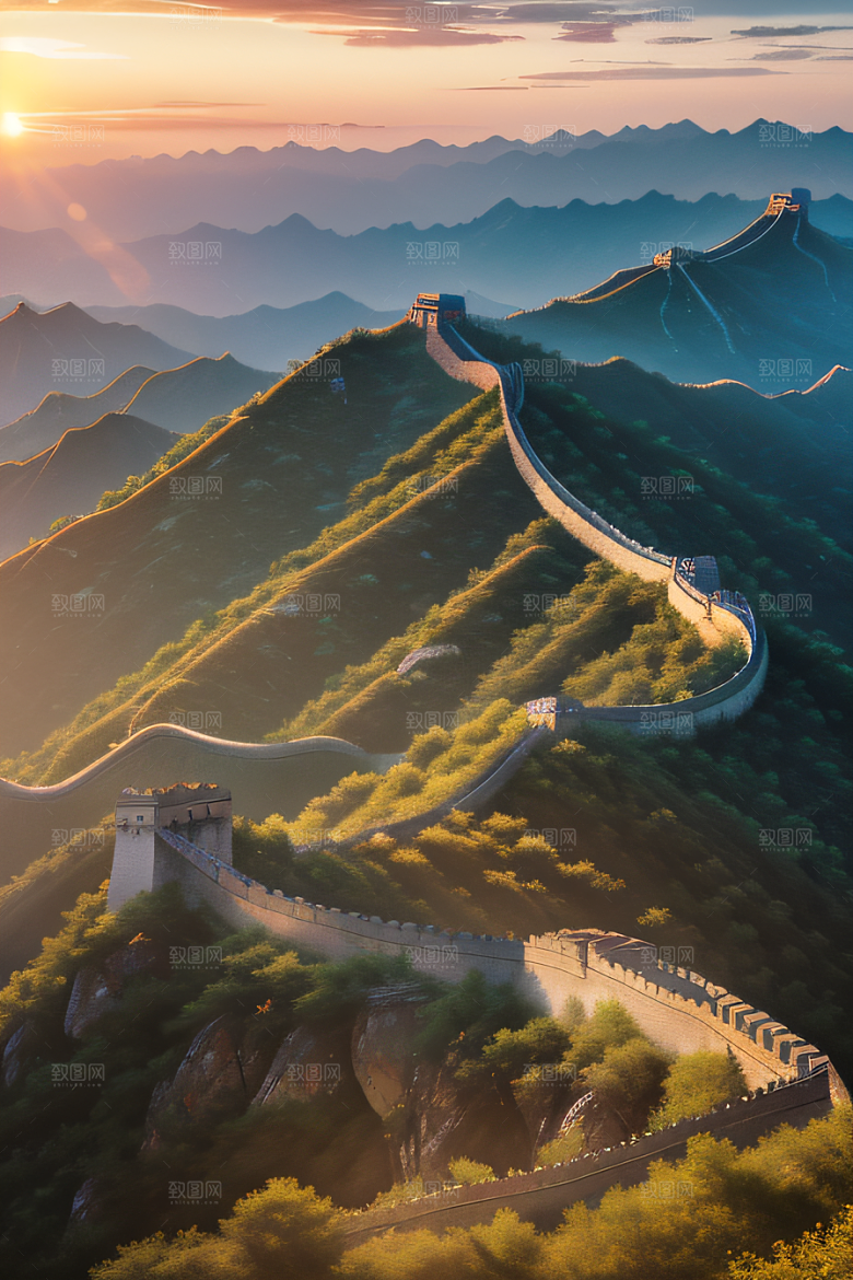 长城壮丽景观迷人