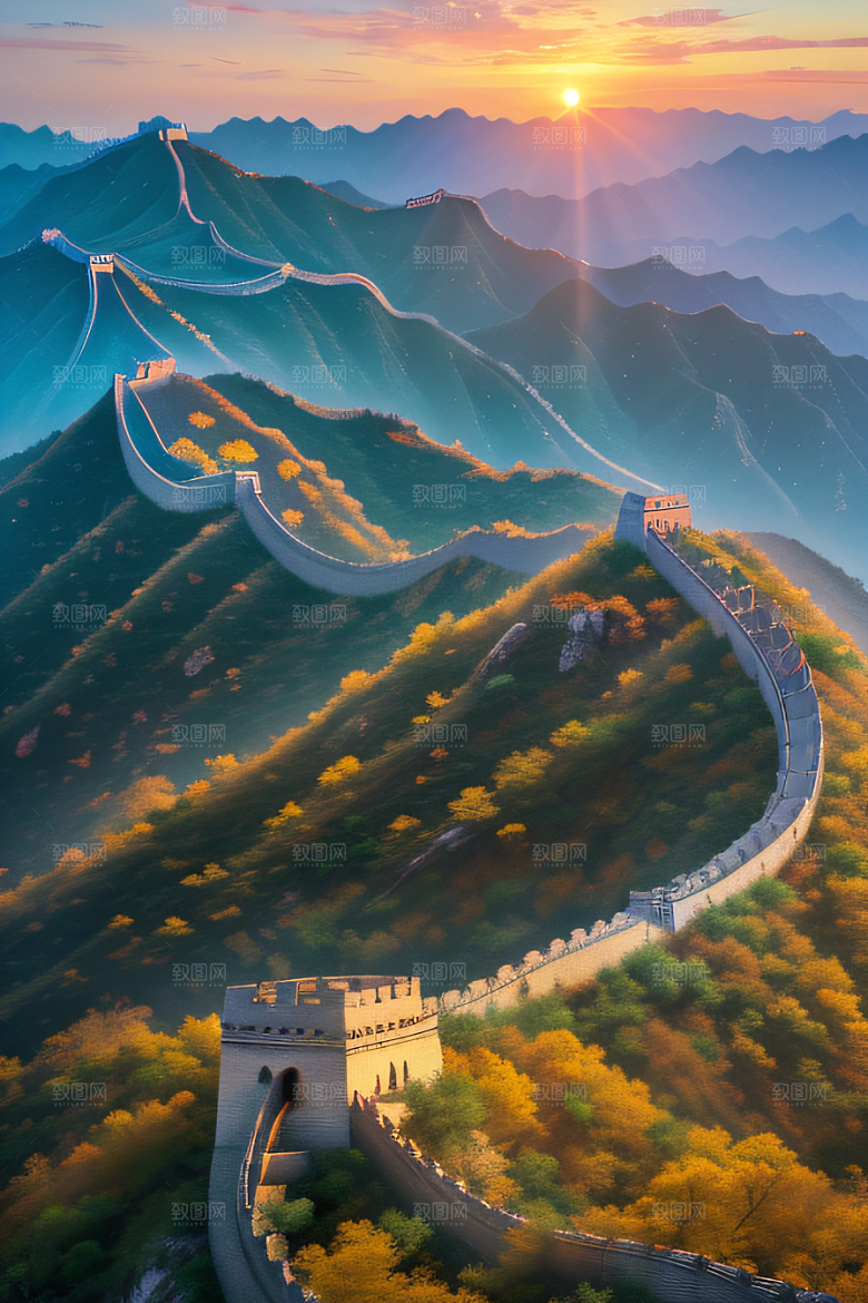 长城壮丽景观迷人