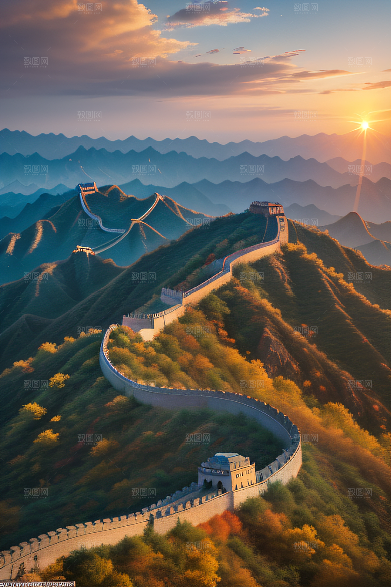 长城壮丽景观迷人