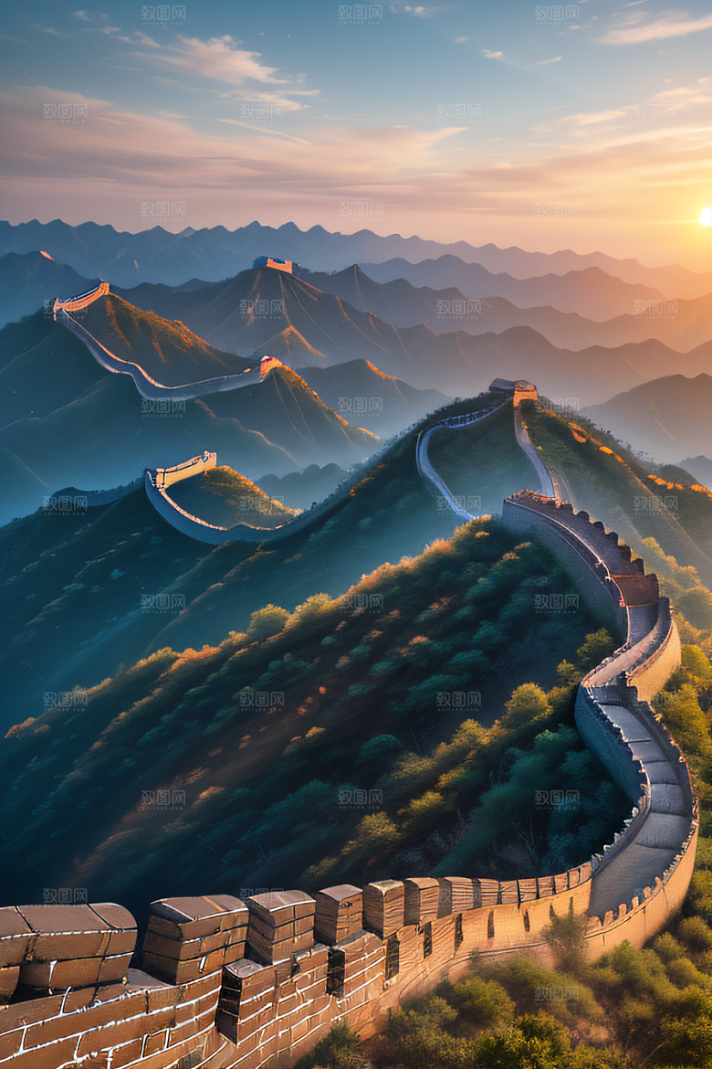 长城壮丽景观迷人