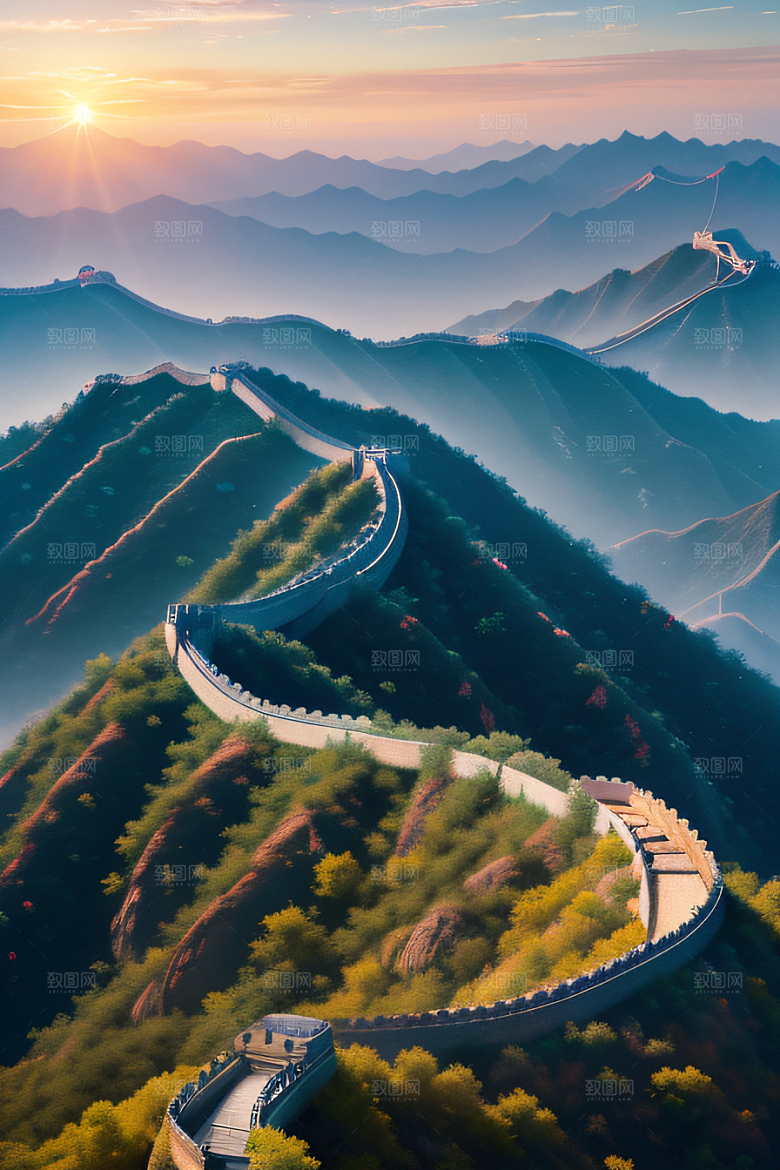 长城壮丽景观迷人