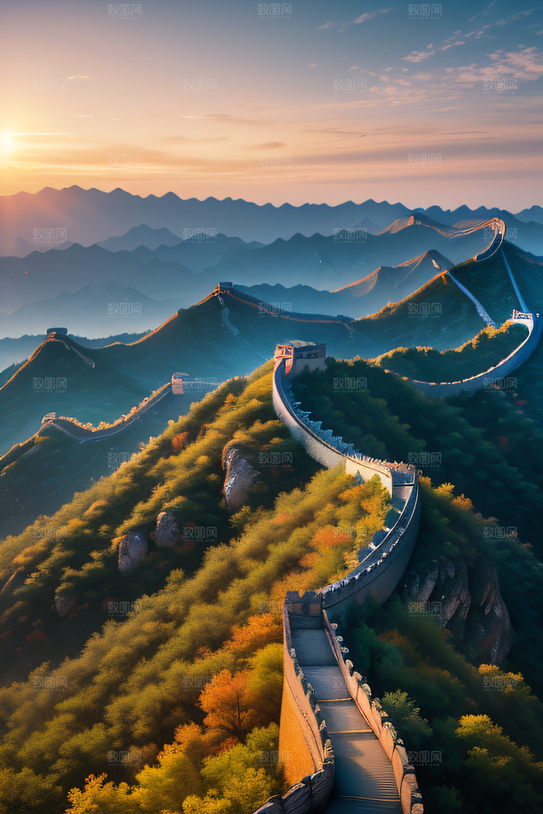 长城壮丽景观迷人