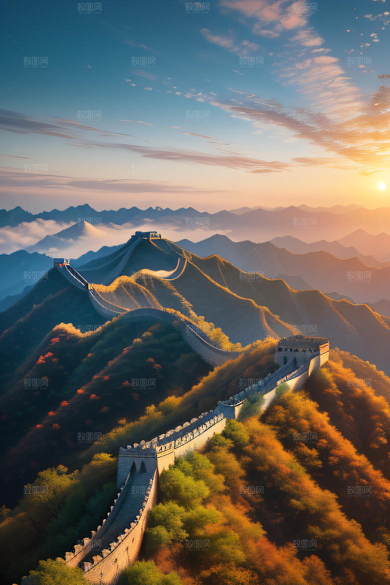 长城壮丽景观迷人
