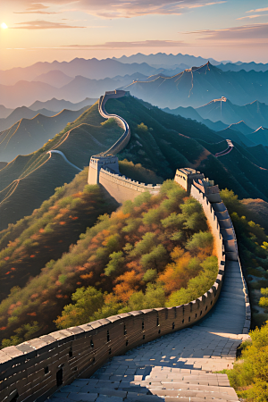 长城壮丽景观迷人