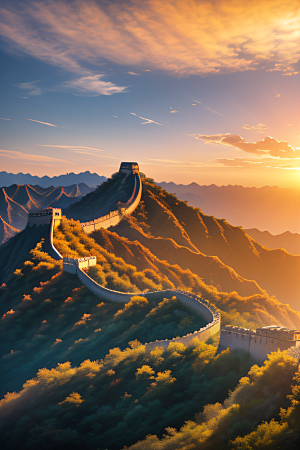 长城壮丽景观迷人