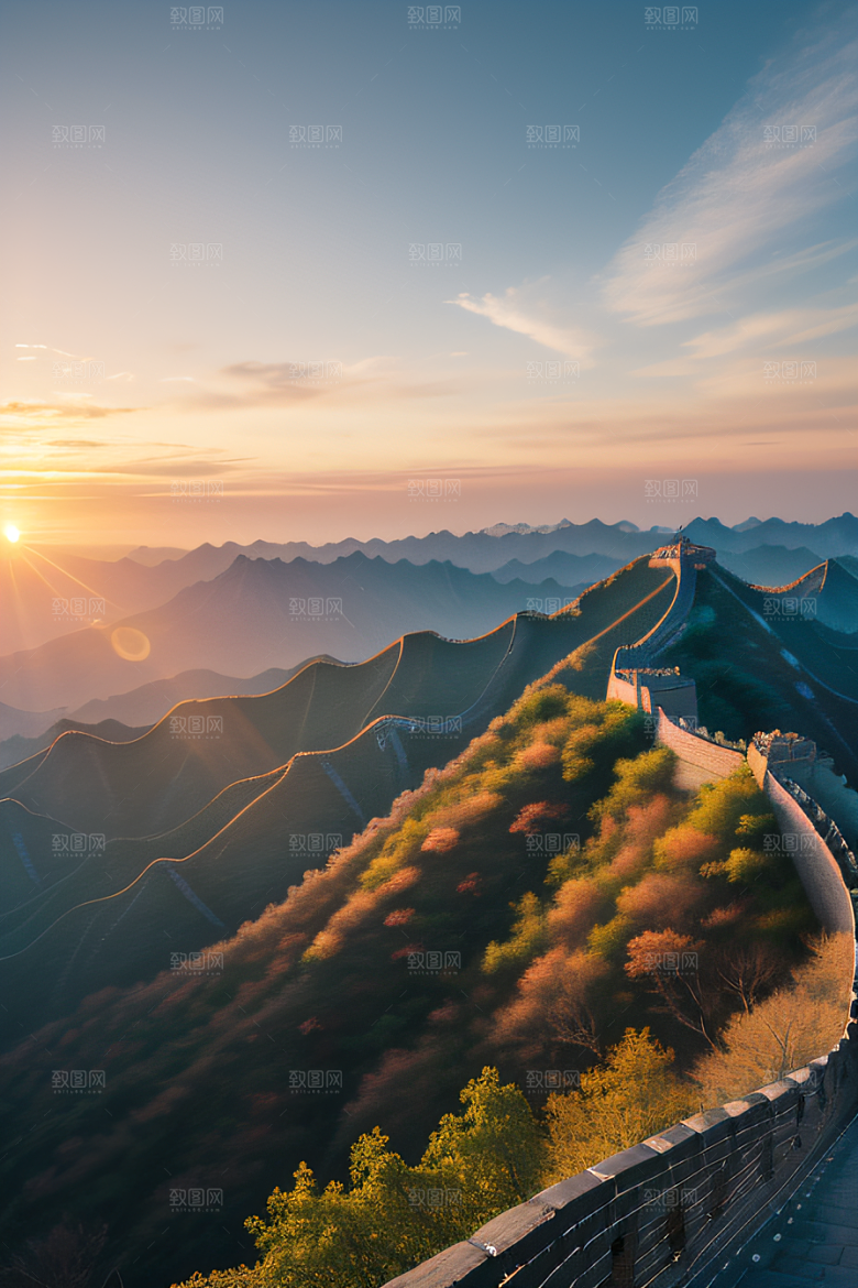 长城壮丽景观迷人