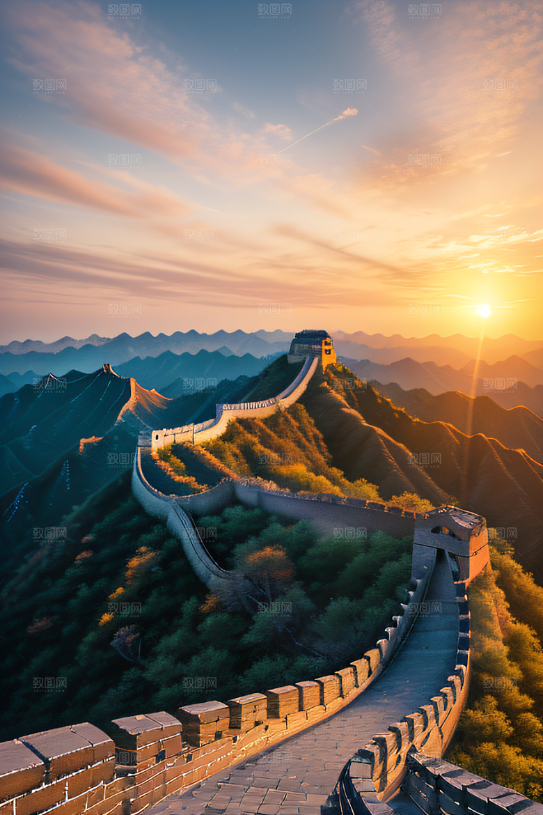 长城壮丽景观迷人
