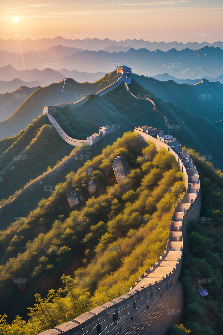 长城壮丽景观迷人
