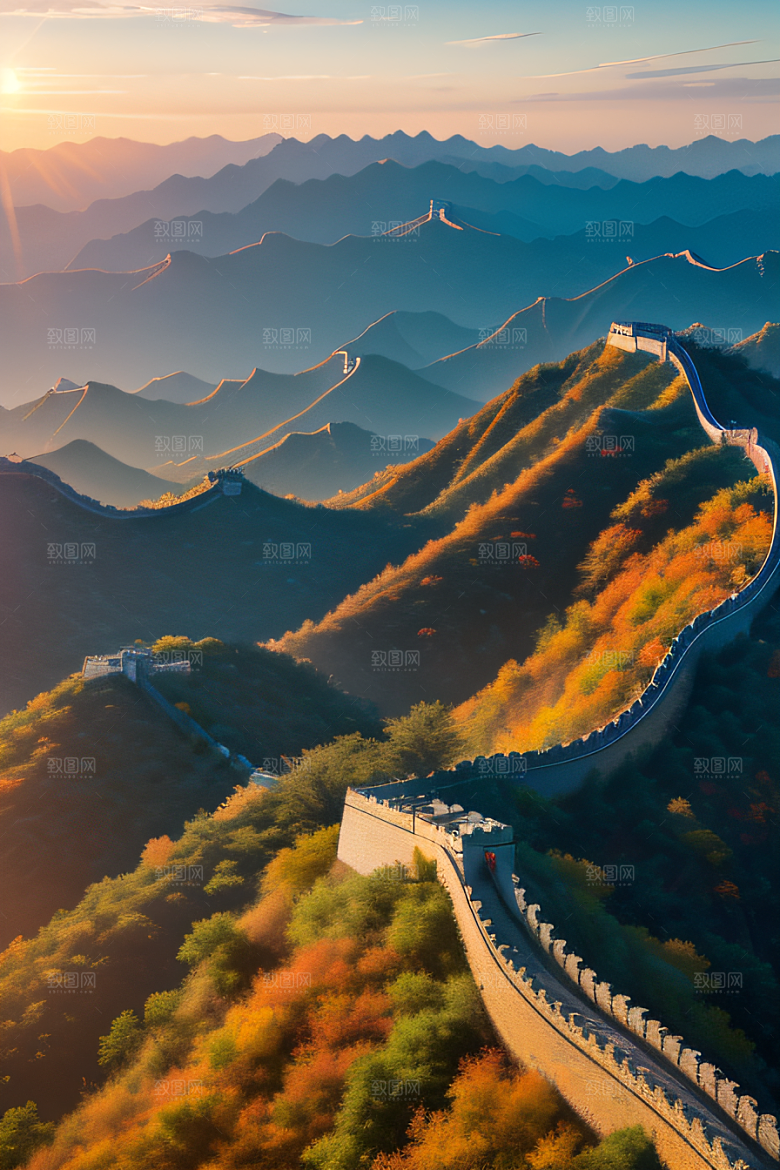 长城壮丽景观迷人