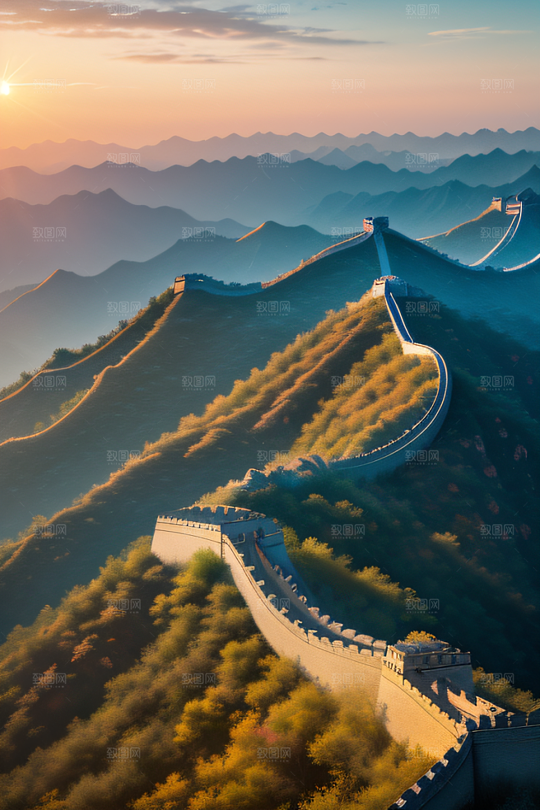 长城壮丽景观迷人