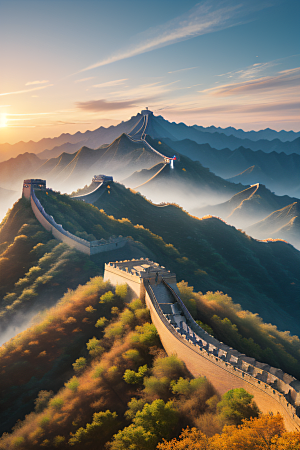 长城壮丽景观迷人