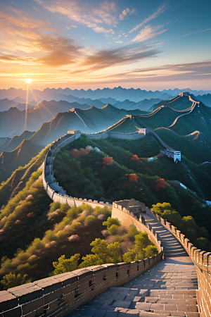 长城壮丽景观迷人