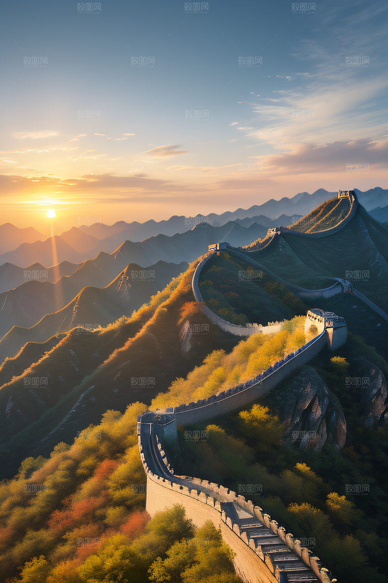 长城壮丽景观迷人