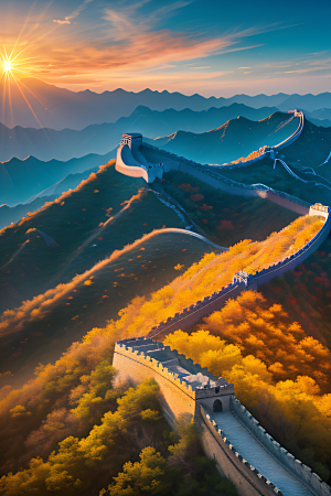 长城壮丽景观迷人