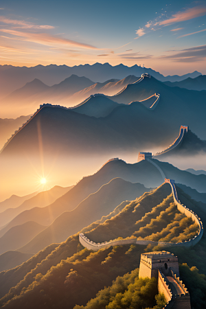 长城壮丽景观迷人