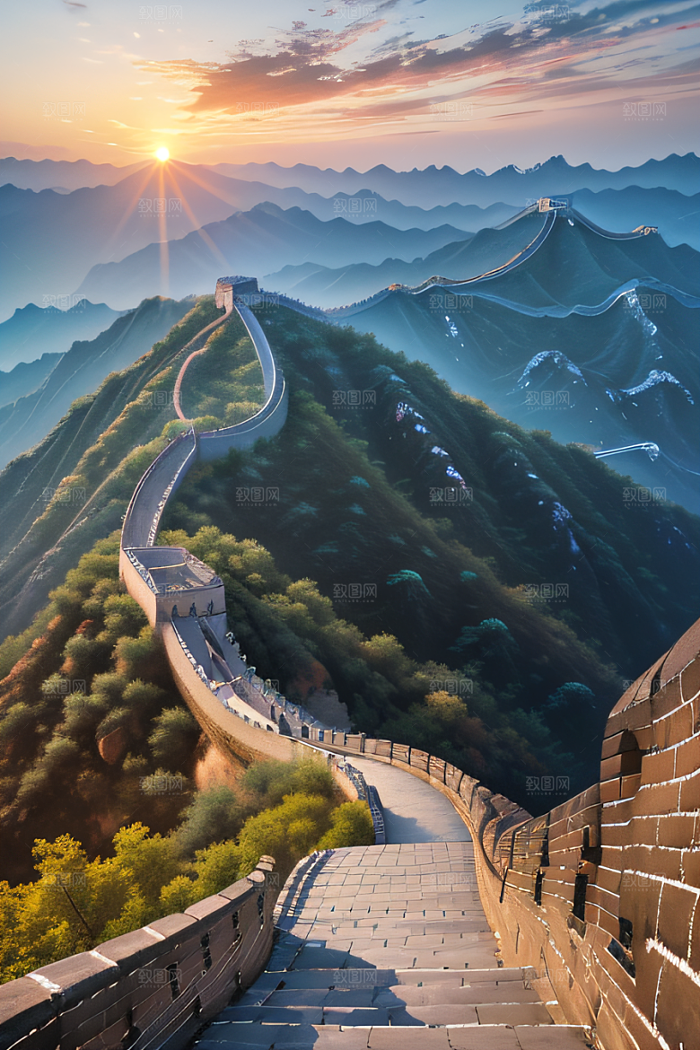长城壮丽景观迷人
