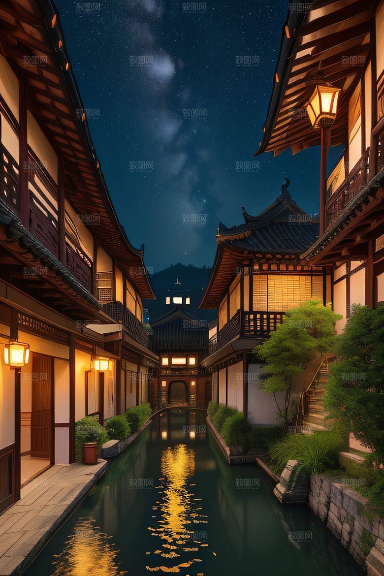 江南水乡古韵与宁静的和谐画卷