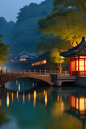 江南水乡传统与宁静的迷人融合
