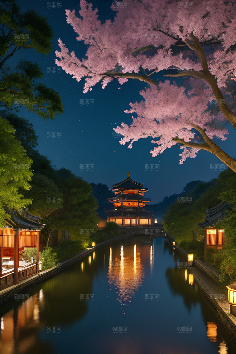 江南水乡古韵与宁静的和谐画卷