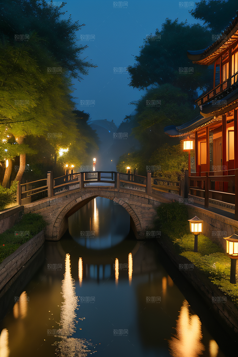 伟大长城壮丽的早晨