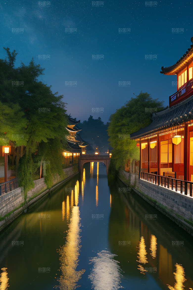 伟大长城壮丽的早晨