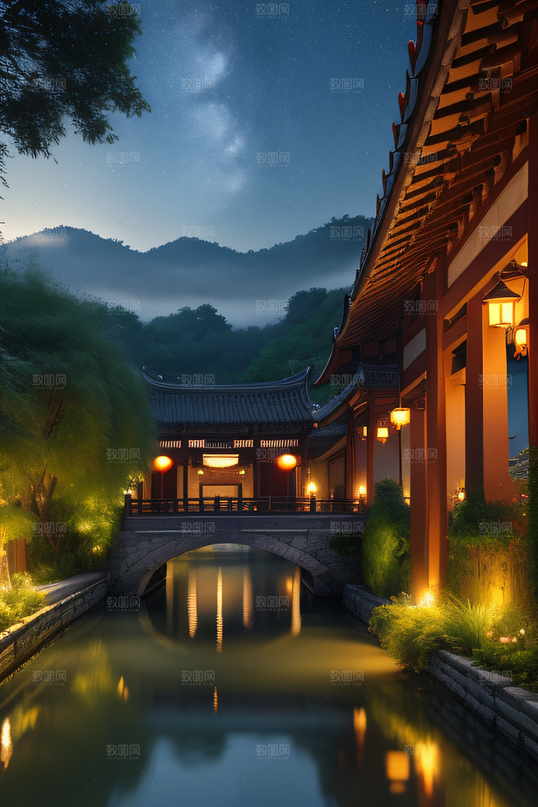 伟大长城壮丽的早晨